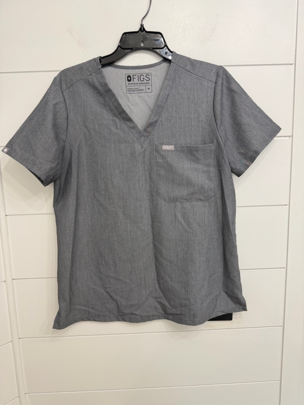 FIGS SET! Gray Catarina Scrub Top & Zamora Jogger Pants M 36508 - Picture 3 of 15
